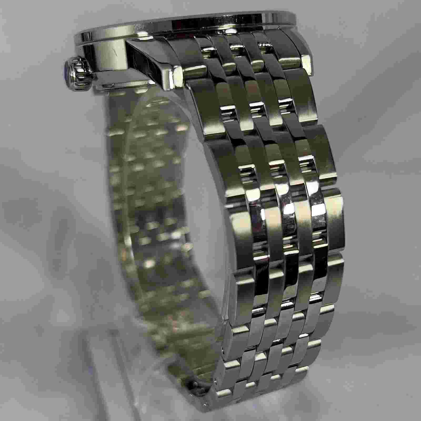 Rhythm Earth Saver 403 Silver Solar-Powered Watch - ES1403S01