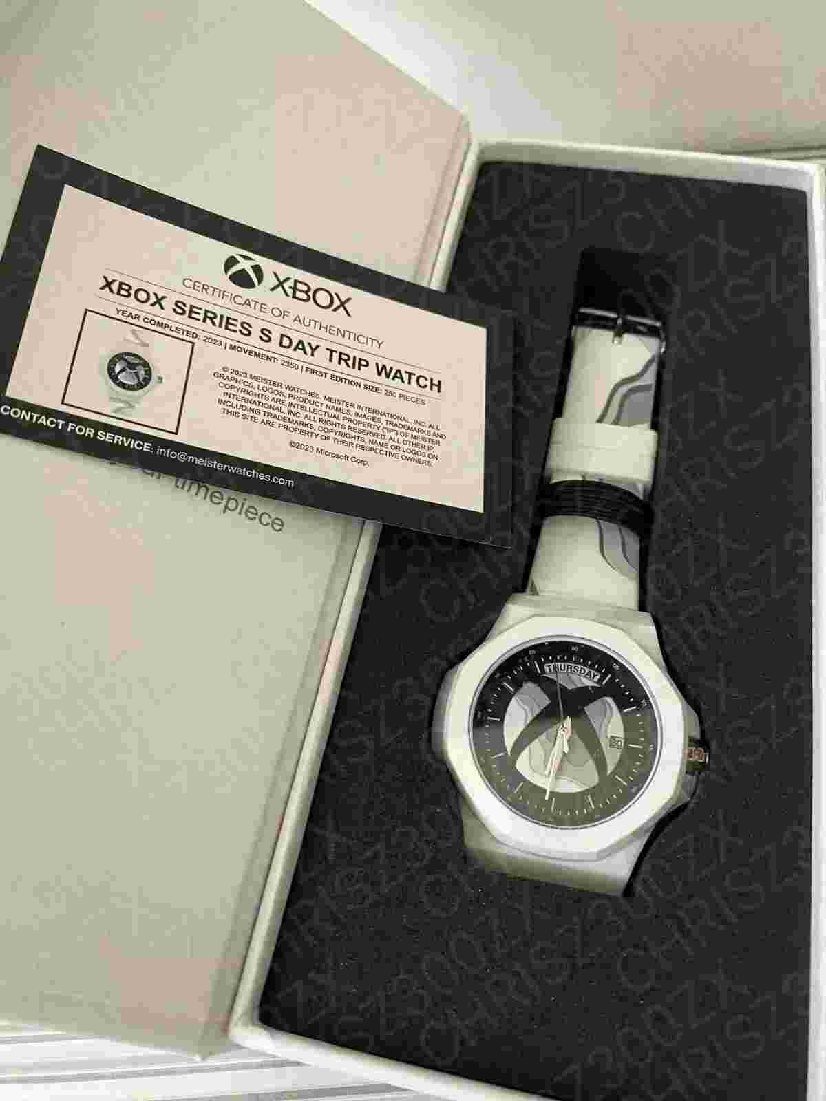 MSTR XBOX One X S Series Day Trip White Wrist Watch Figure Meister Numbered