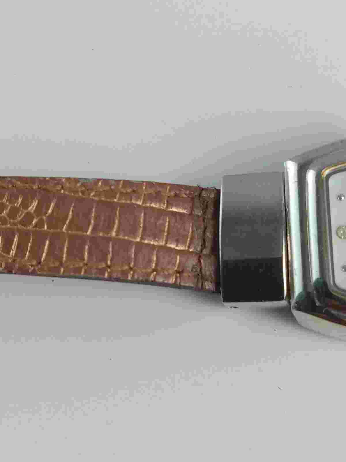 Mary Kay Women Watch Leather Reversible Band Black/Brown Analog Ladies Works
