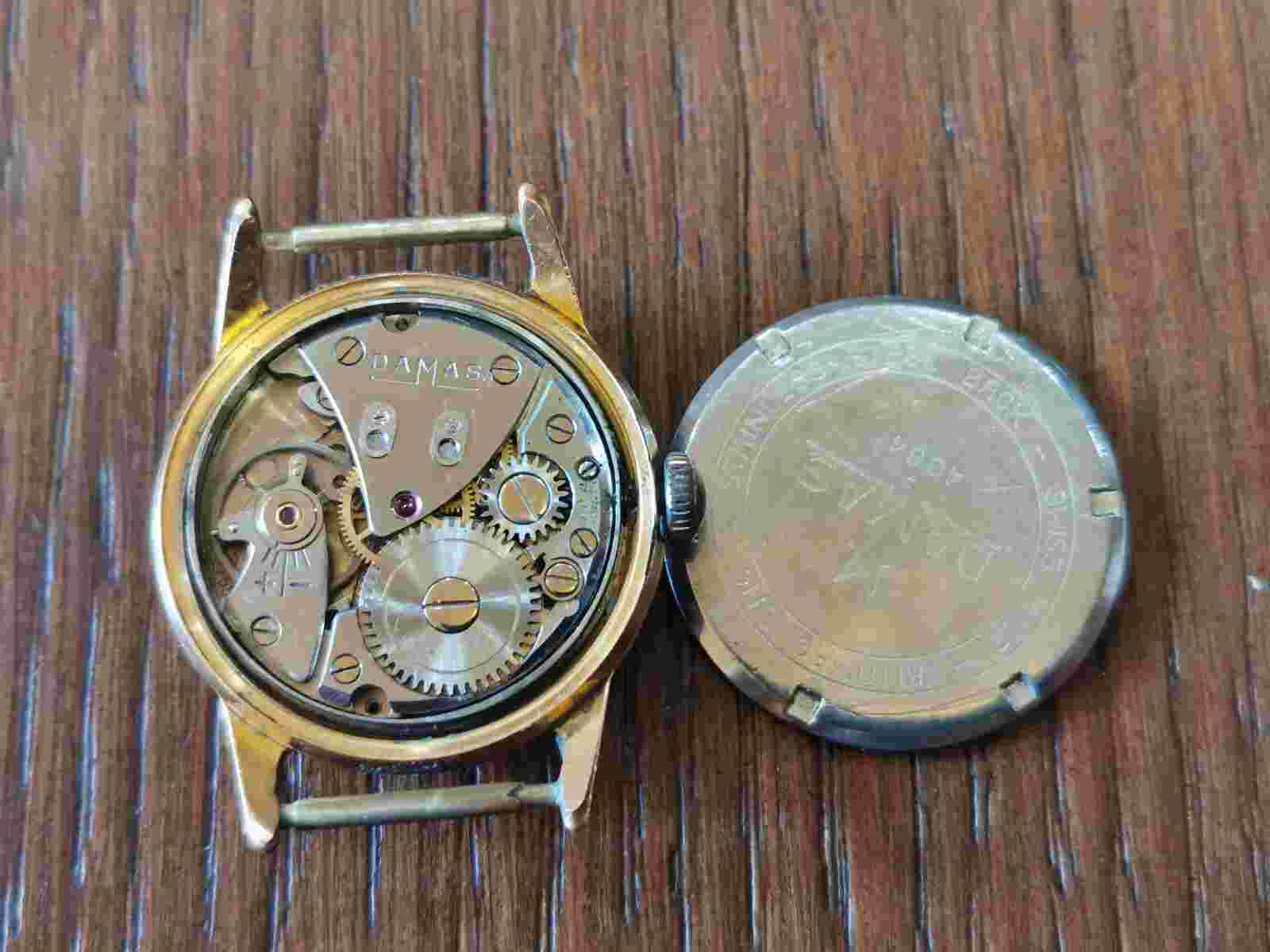 Vintage SWISS GOLD PLATED MEN WATCH DAMAS