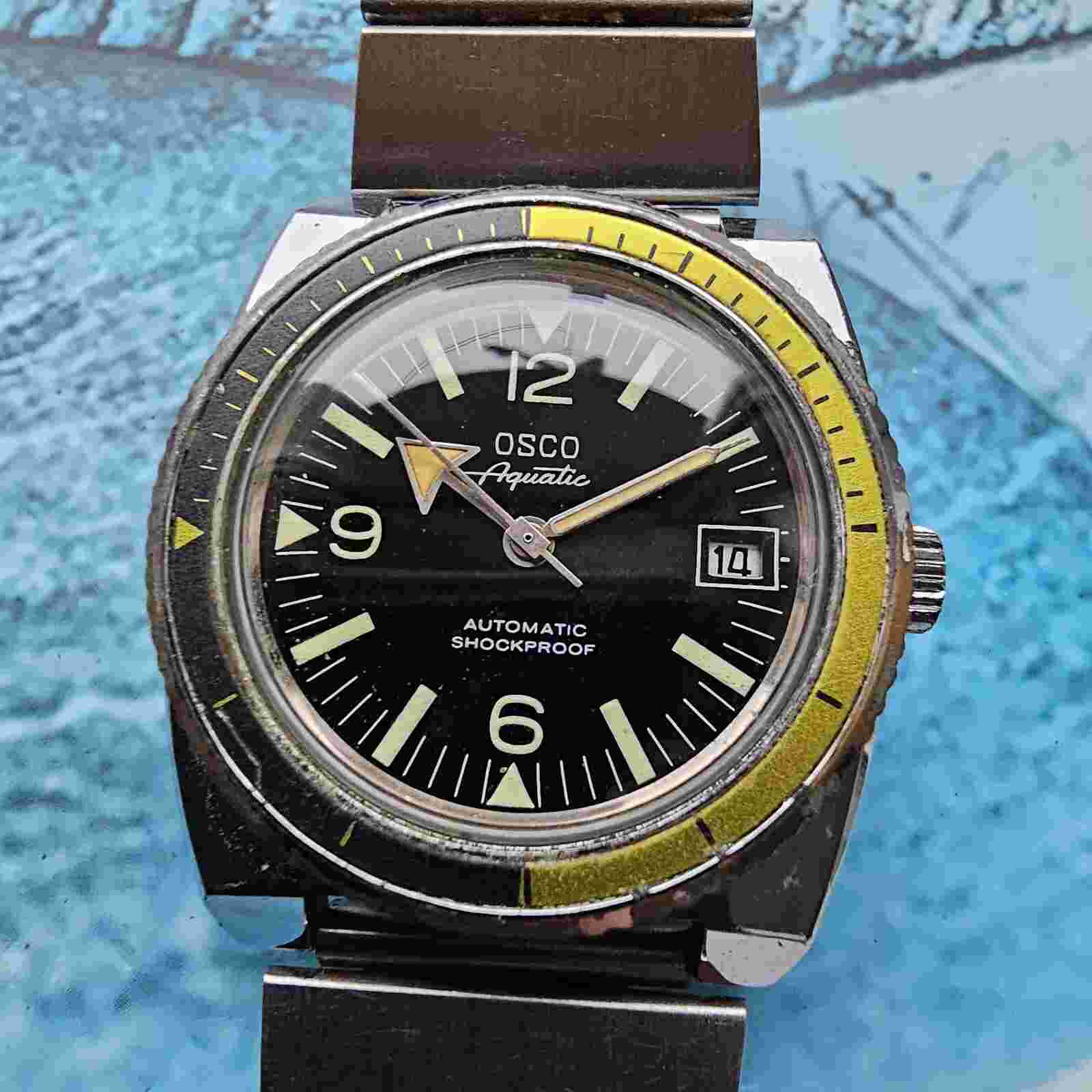Vintage Osco Aquatic Automatic Diver's Men's Watch