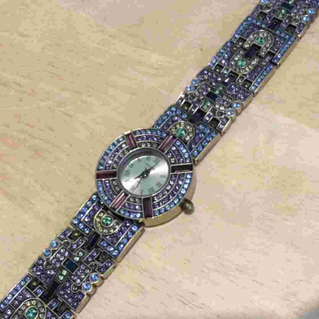 Heudi Daus Multicolored Stone Watch