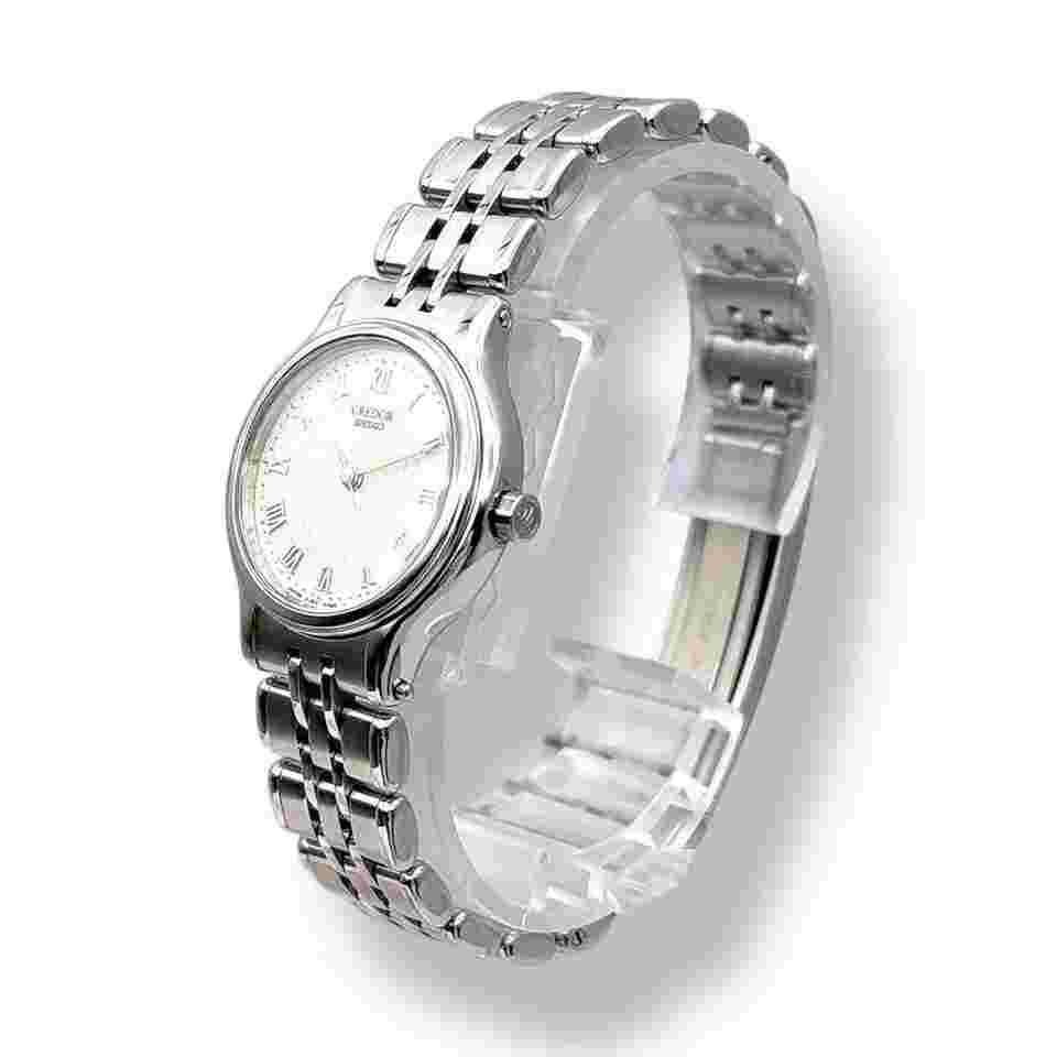 Credor 4J85-0A10 Silver Quartz Women's Watch - Authentic Luxury Timepiece