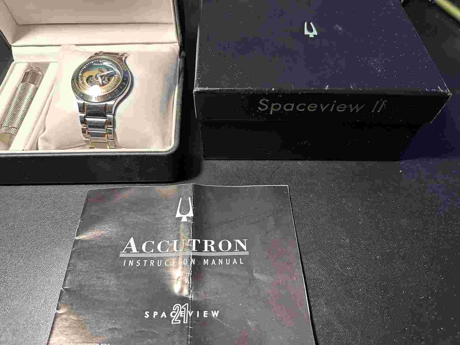 Extemely Rare Bulova Accutron Spaceview 28B64 Mens Watch #104/1000