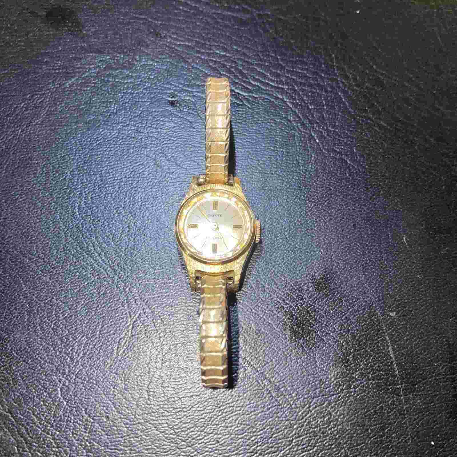Beautiful Vintage Belforte 17 Jewels Ladies Mechanical Watch Working See Desc.