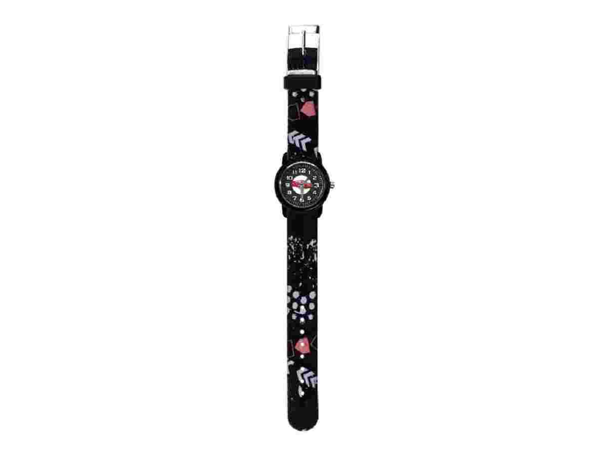 Children's Watch Racing Car Black with Fabric Strap | BB Klostermann 21533