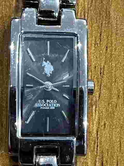 Chic US Polo Assn USP 0008 Black Dial Quartz Ladies Bracelet Watch - Working