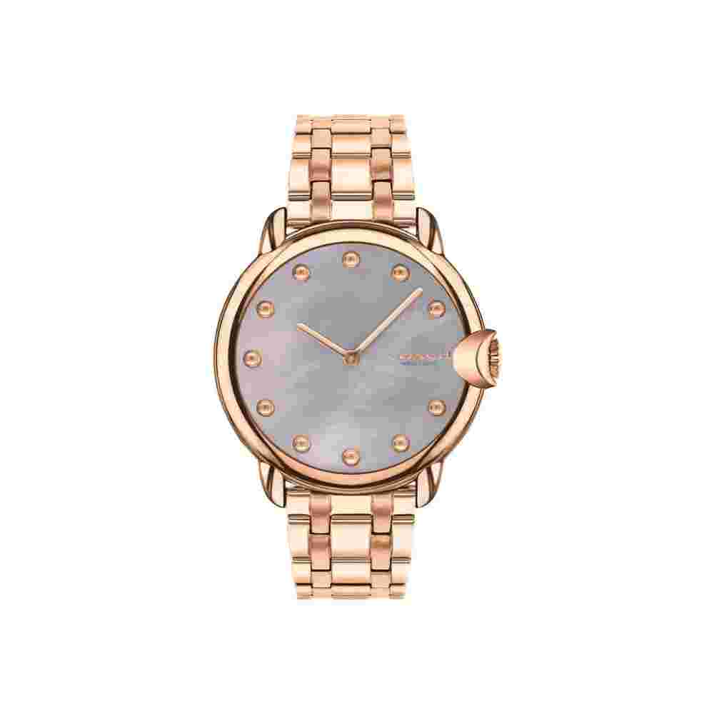 Coach New York Arden Rose Gold Stainless Steel Strap Women Watch 14503988