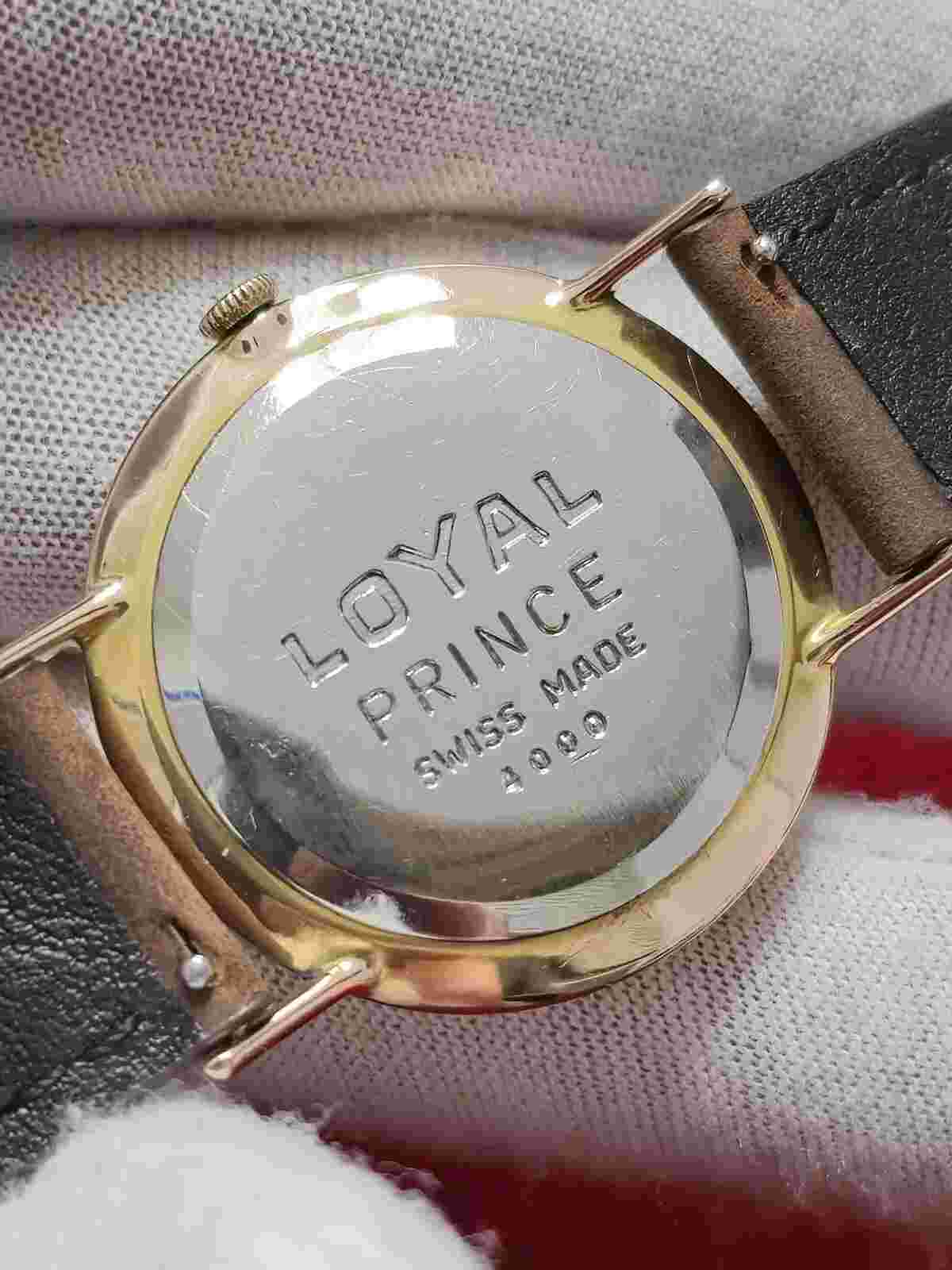 Vintage 1960s LOYAL PRINCE Deluxe 25 Jewel Manual Wind Gent's Watch