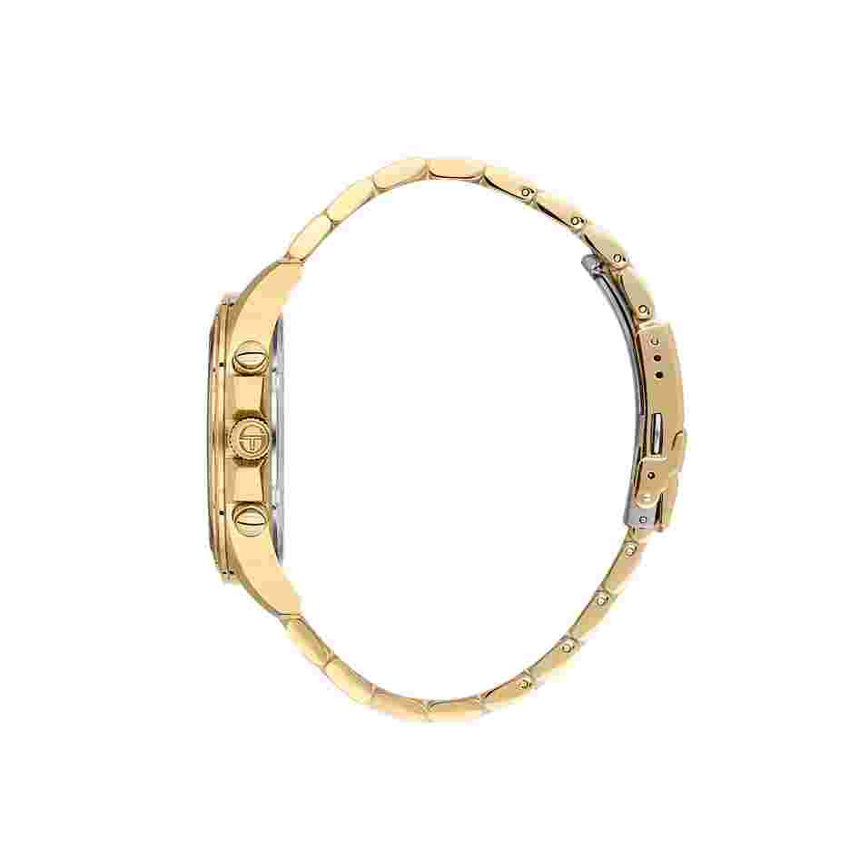 Sergio Tacchini Archivio Men Gold/Black Stainless Steel Watch