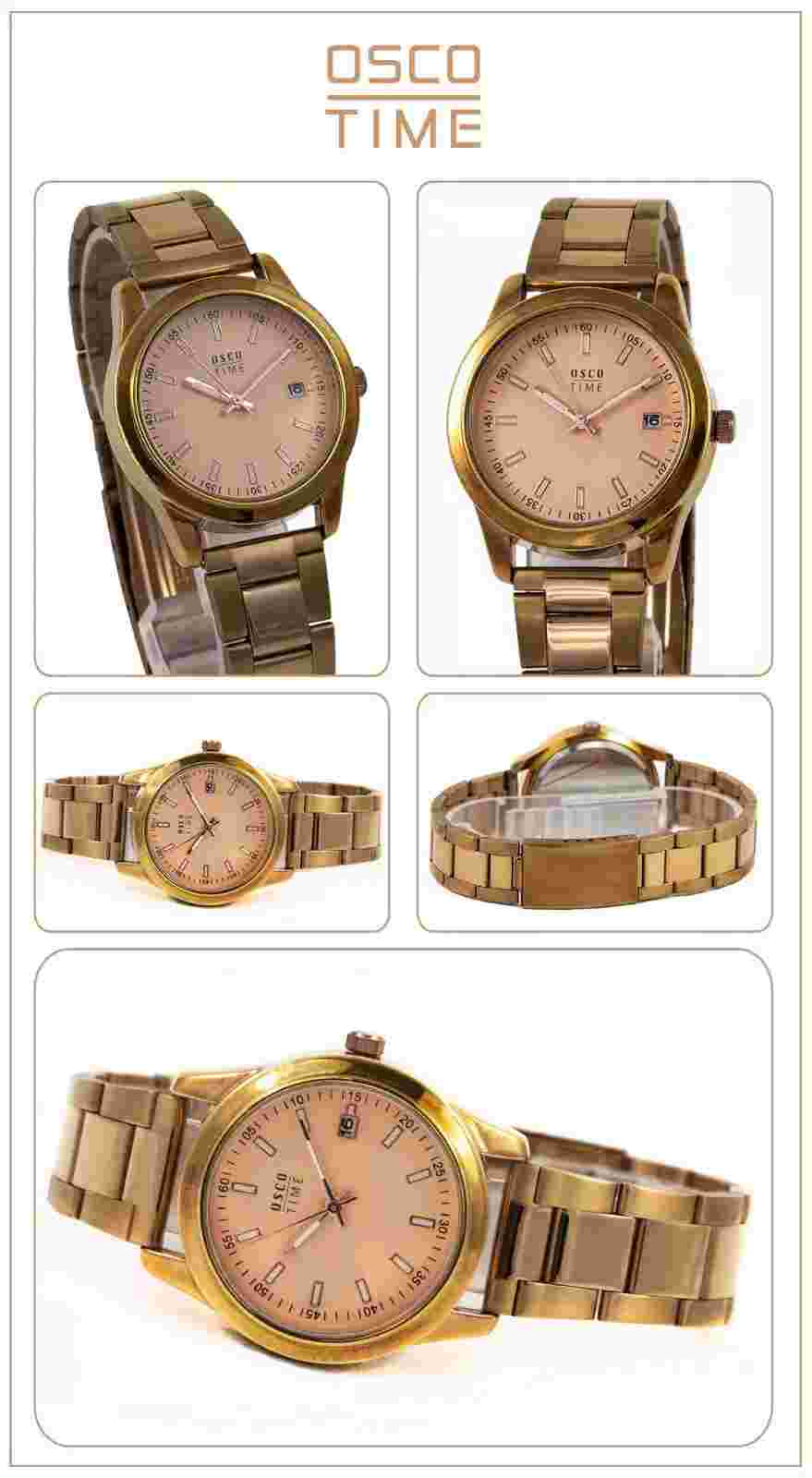 Osco Women's Watch Rosegold Classic Elegant Stock 36 mm