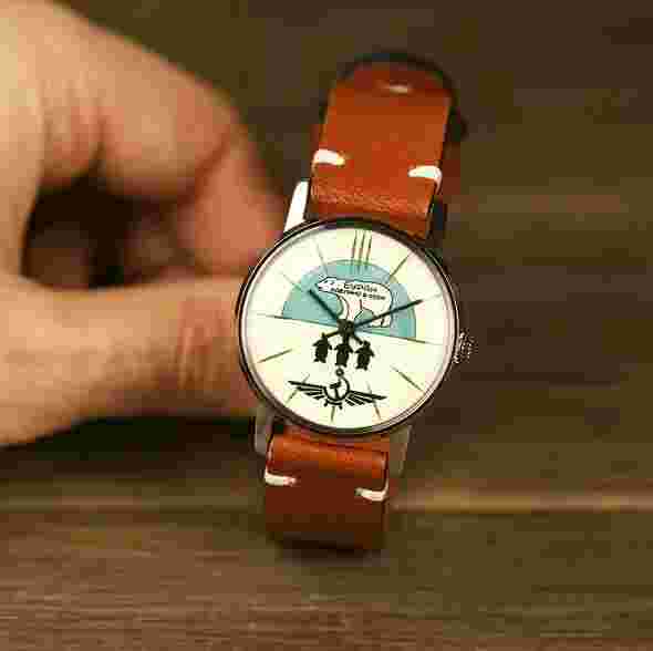 Vintage Men's Watch "Buran" Mechanical Soviet USSR 1980's Perfect Gift