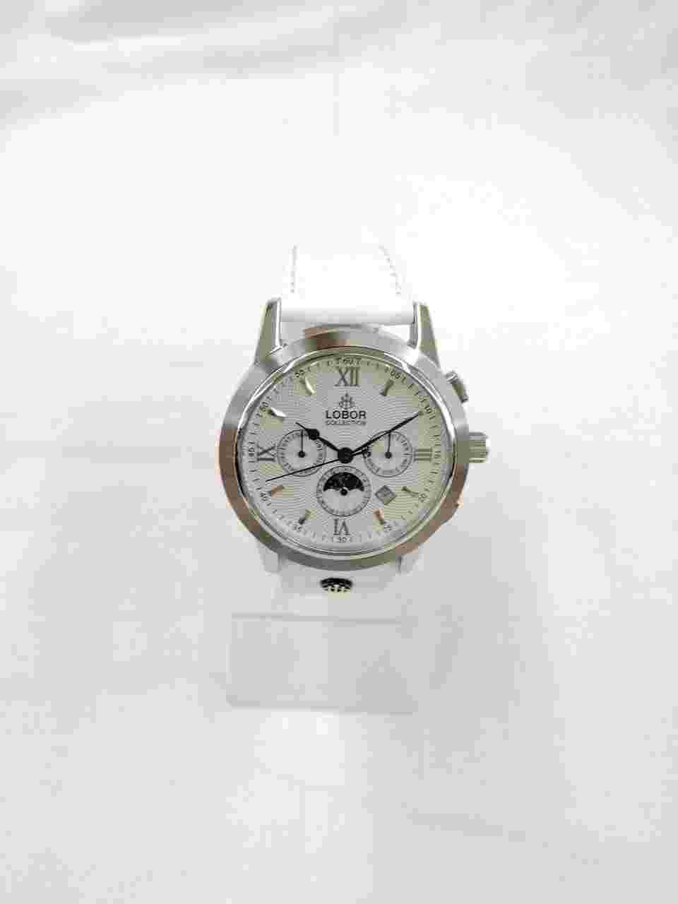 LOBOR Automatic Analog Leather SLV CML Cellini S Des VOEUX LB8170M #206d2 VERYGO