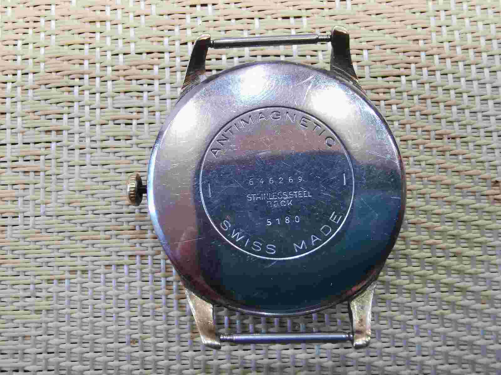 vintage SWISS MADE GOLD PLATED  MEN watch DAMAS