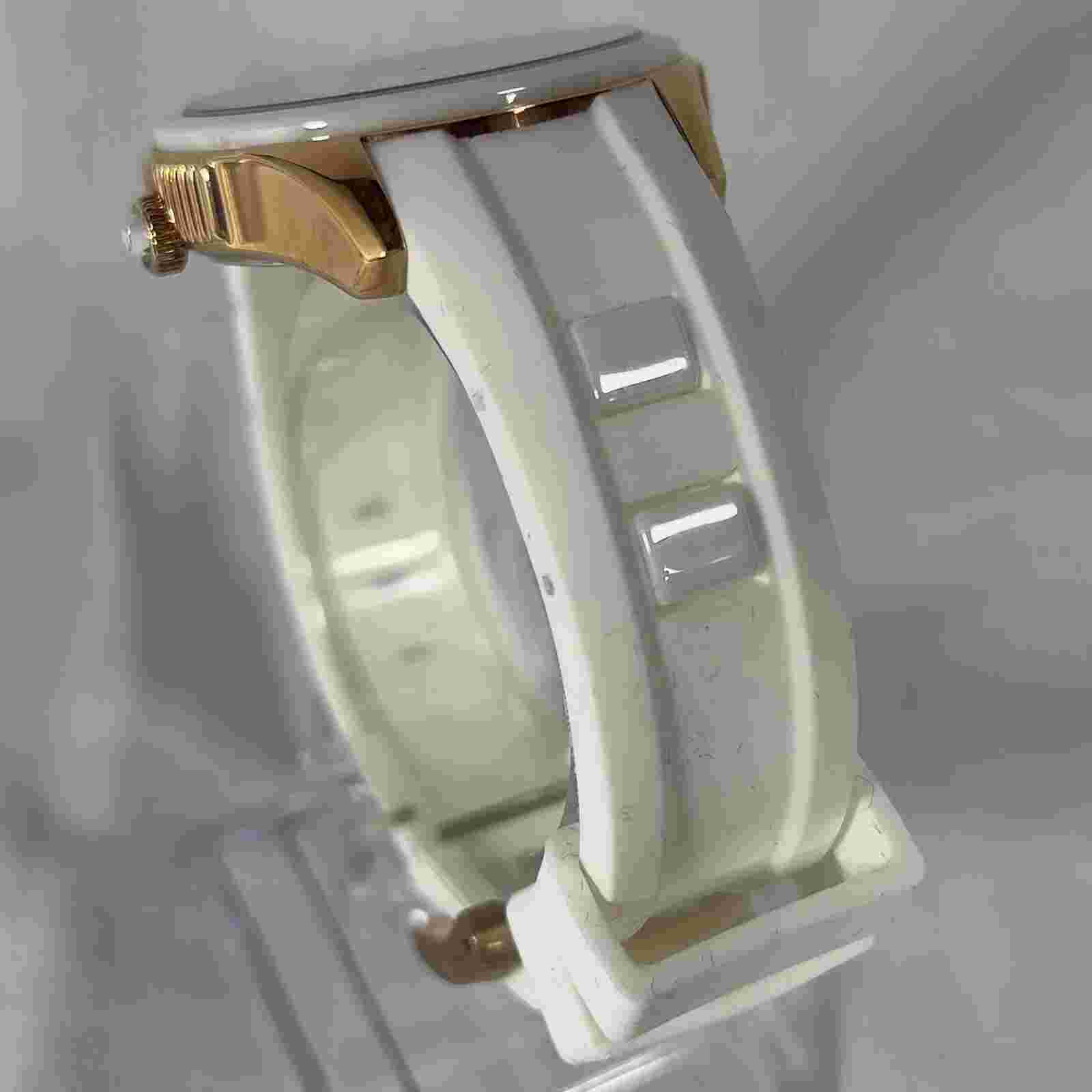 Rhythm Earth Saver 402 Bronze Solar-Powered Watch - ES1402R03