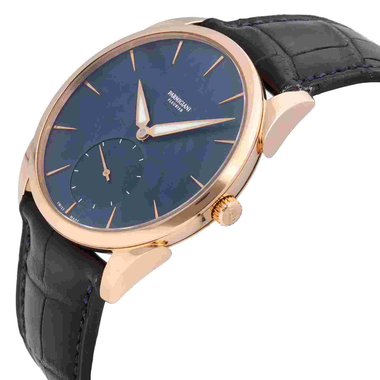 Parmigiani Tonda 1950 Blue Meteorite Dial 18k Rose Gold Automatic Men's Watch