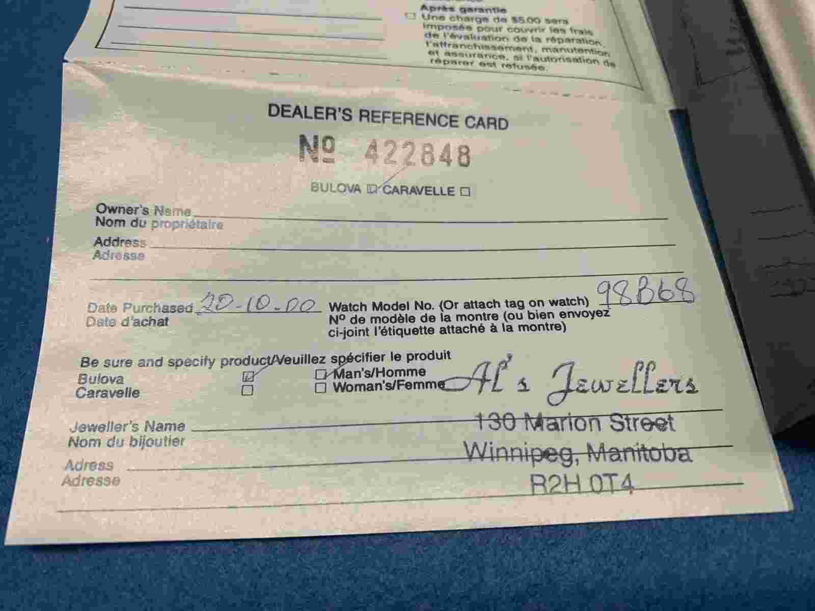 BULOVA WOMAN'S WATCH