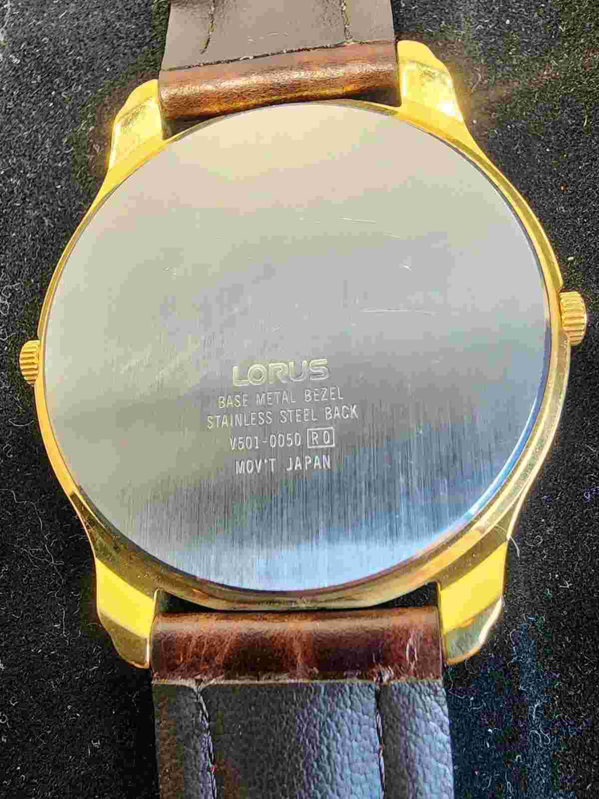 RARE Vintage Lorus Disney Mickey & Minnie Mouse Dual Time Zone Wristwatch