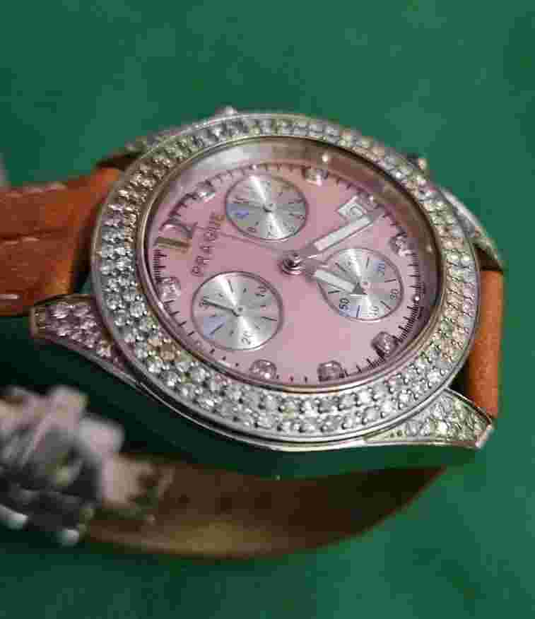 Prague Swiss Made Chronograph Date  Wrist Watch