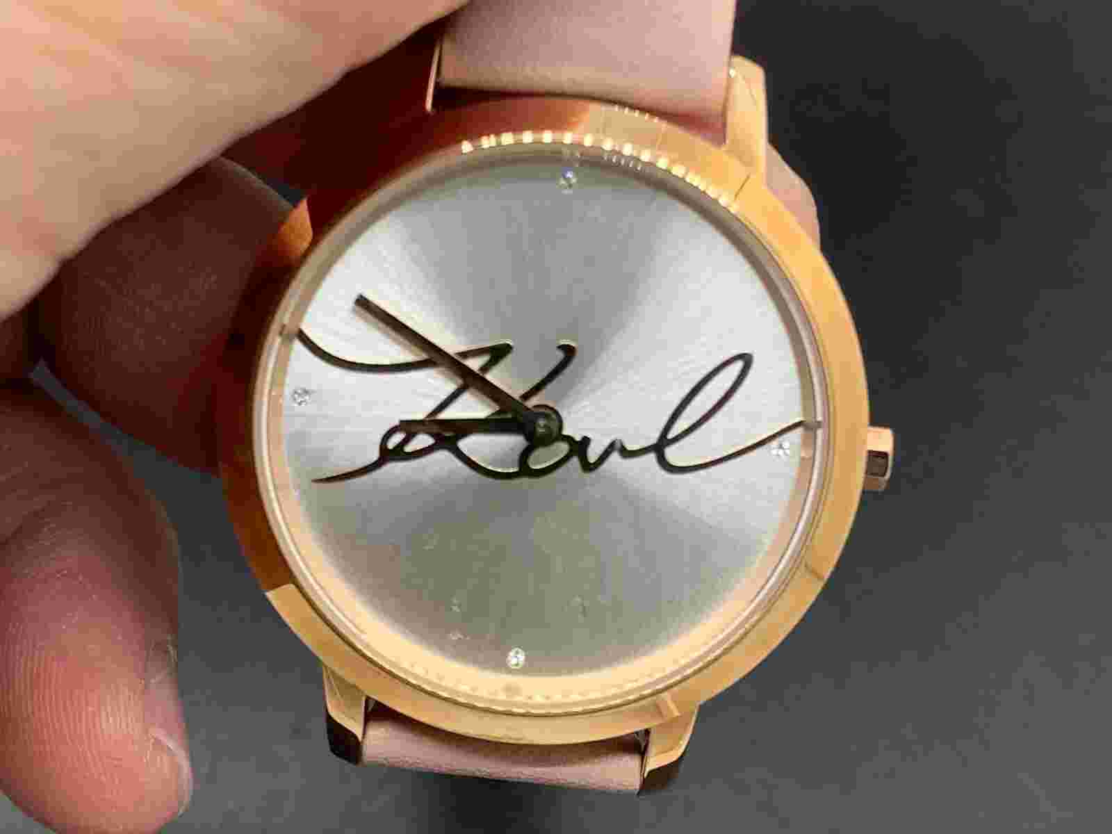 Old Stock Karl Lagerfeld Kl-2242 Water Resist 3 ATM S/s Quartz Women's Watch