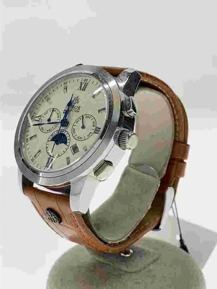 LOBOR Automatic Wristwatch Analog Leather