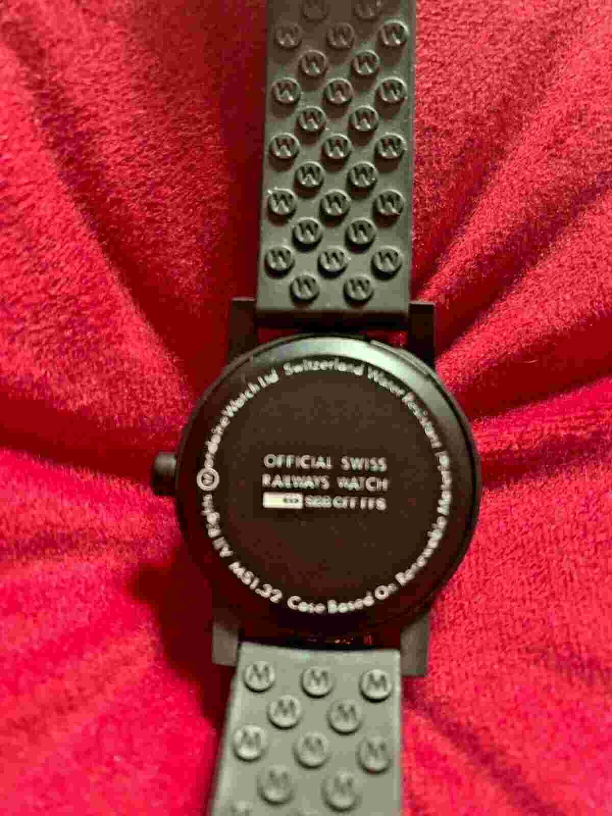 Mondaine Ladies Swiss Railways Watch Genuine Boxed Black UK