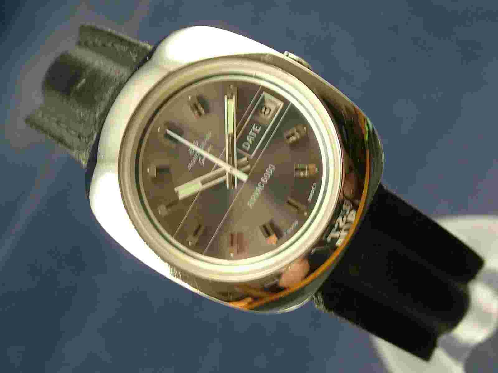 Jaquet Girard Airvac 6000 Automatic Watch 1970s Cal Tissot 784-2, NOS Vintage