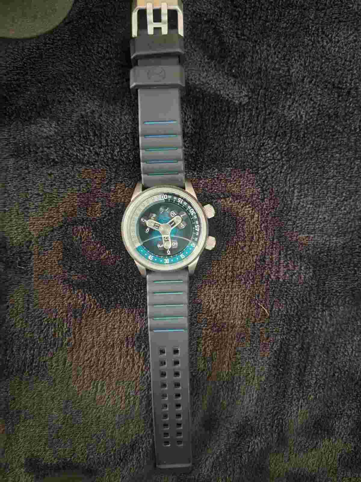 Xeric Vendetta II Automatic Wandering Hour Watch Ocean Black LTD, 059 Of 999