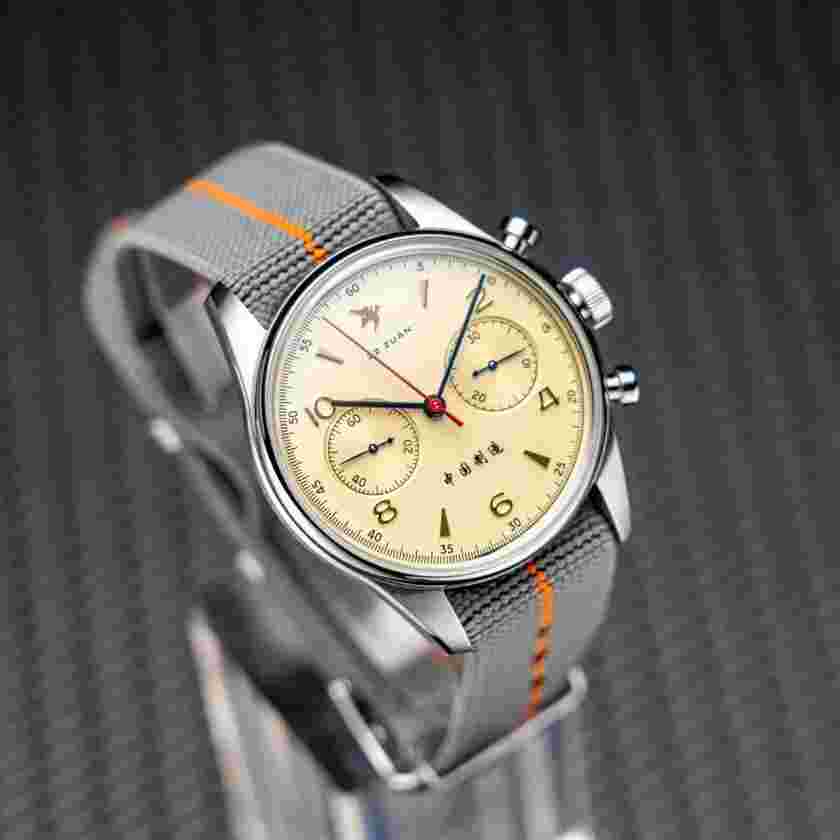 Proxima Men Chronograph Watch 39mm Manual Mechanical Modify ST1902 Pulsations