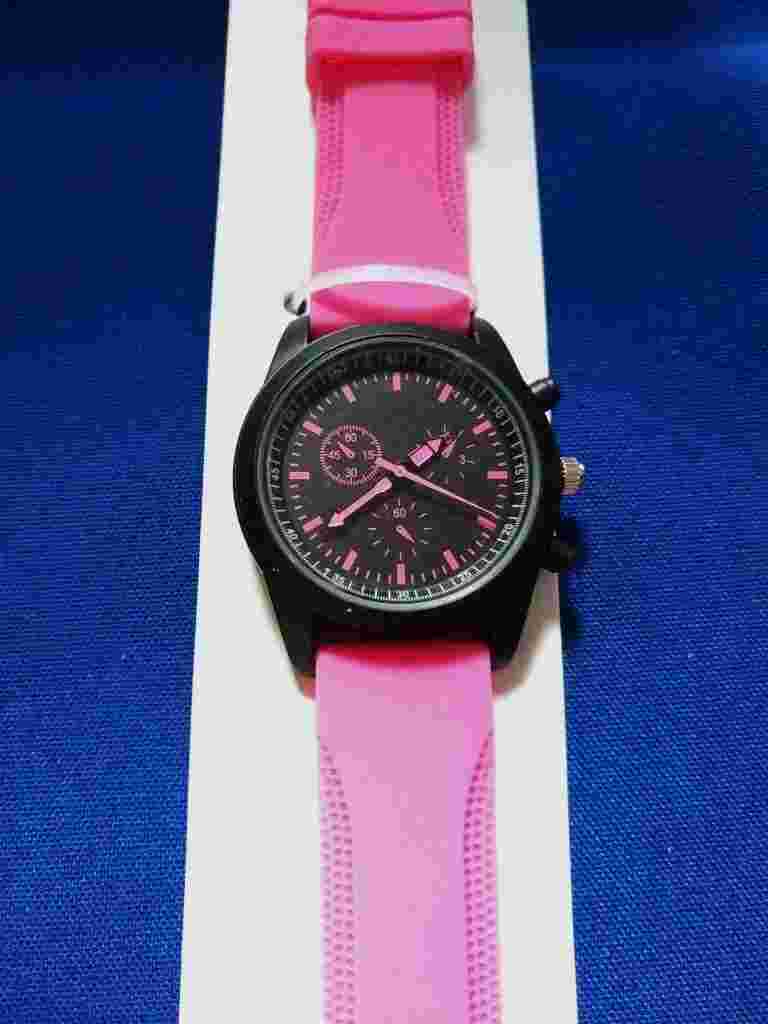 Pink silicone adult watch battery operated New Needs battery