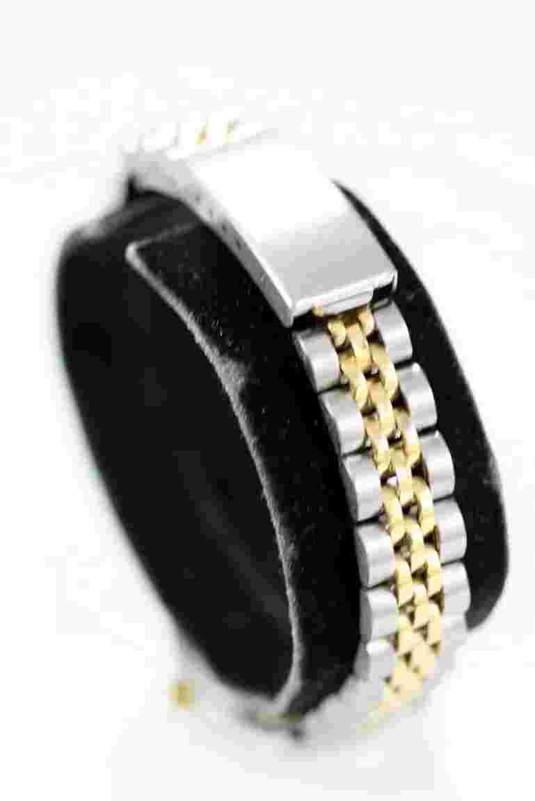 Watch it Women Watch Stainless Steel Silver Gold Battery Water Res White Quartz