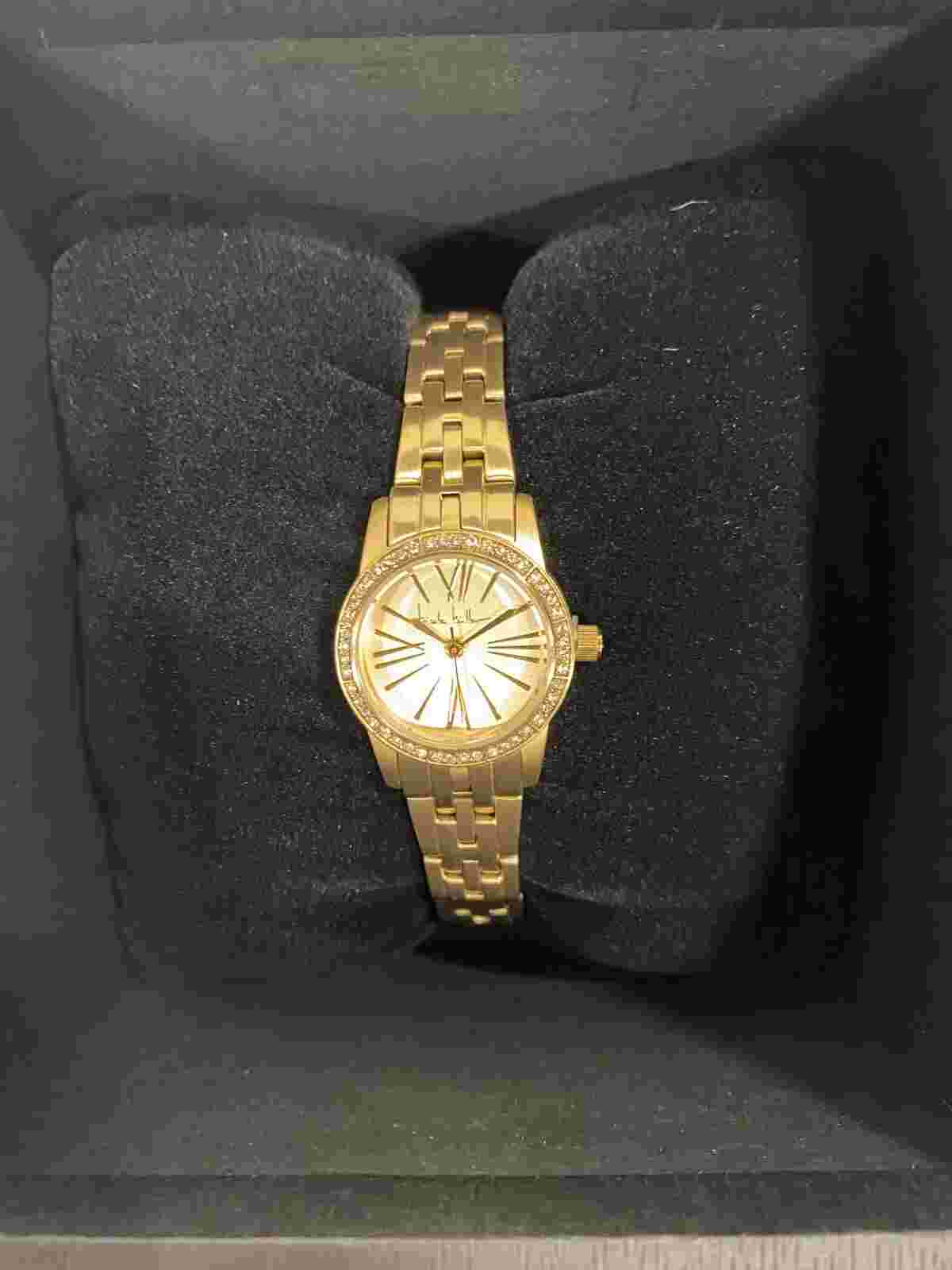 Nicole Miller Women's NMC017A 'Alina' Stainless Steel Watch