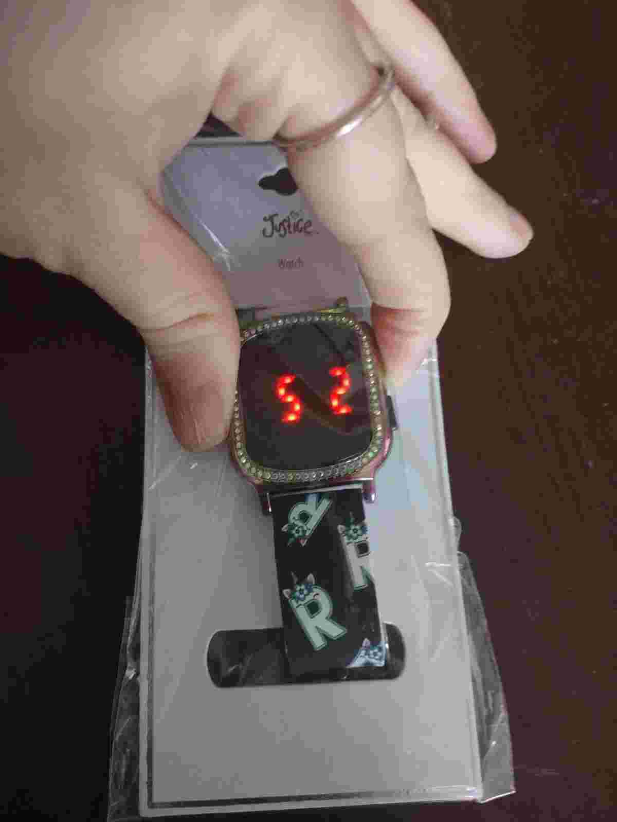 Justice LCD Kids Watch "R"