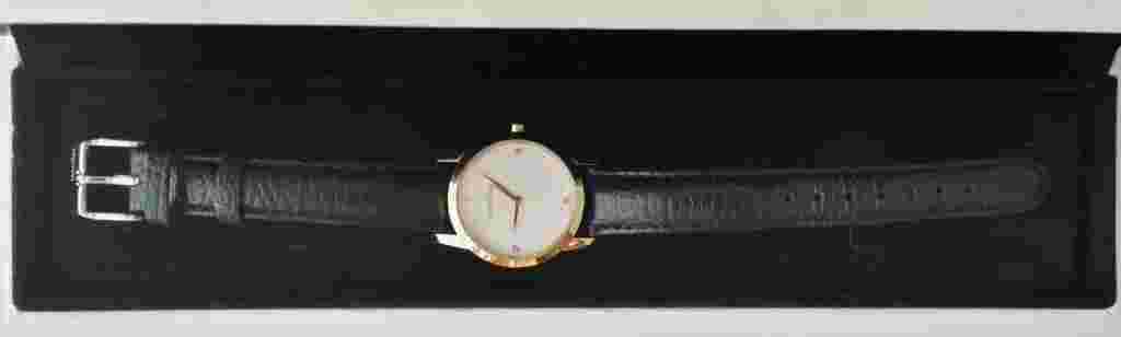 PANDORA Genuine Fleur Watch Black Strap #812036LS #881056BK w Gift Box & Catalog