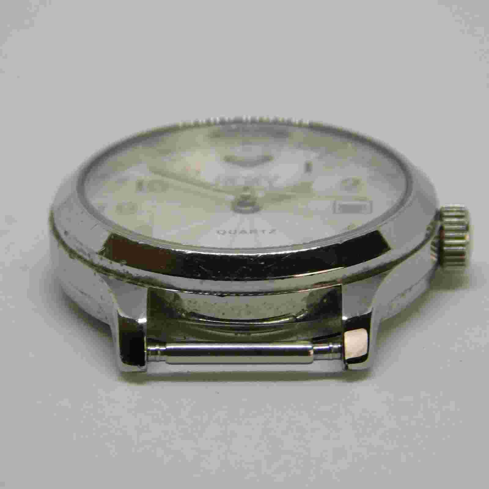 ROXY Quiksilver RX555 Silver Tone Case Quartz Analog Women's Watch New Battery