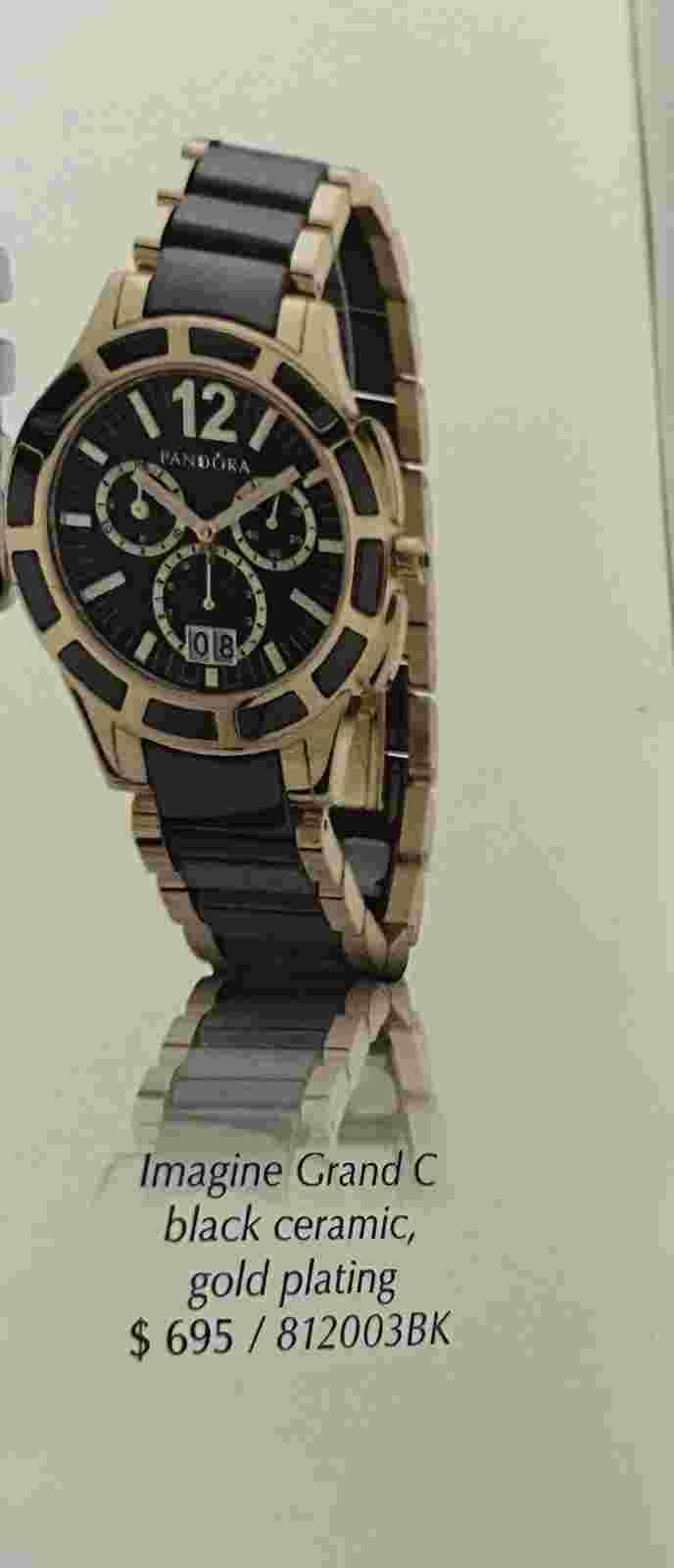 PANDORA WATCH IMAGINE GRAND C   812003BK