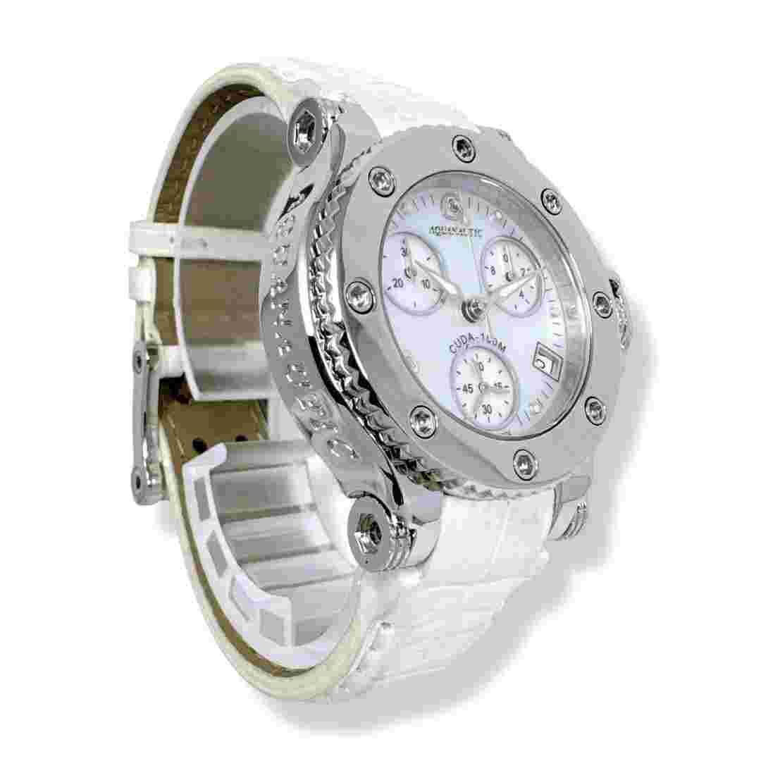 Aquanautic Princess Cuda Chrono Shell White Ladies Watch Used From Japan