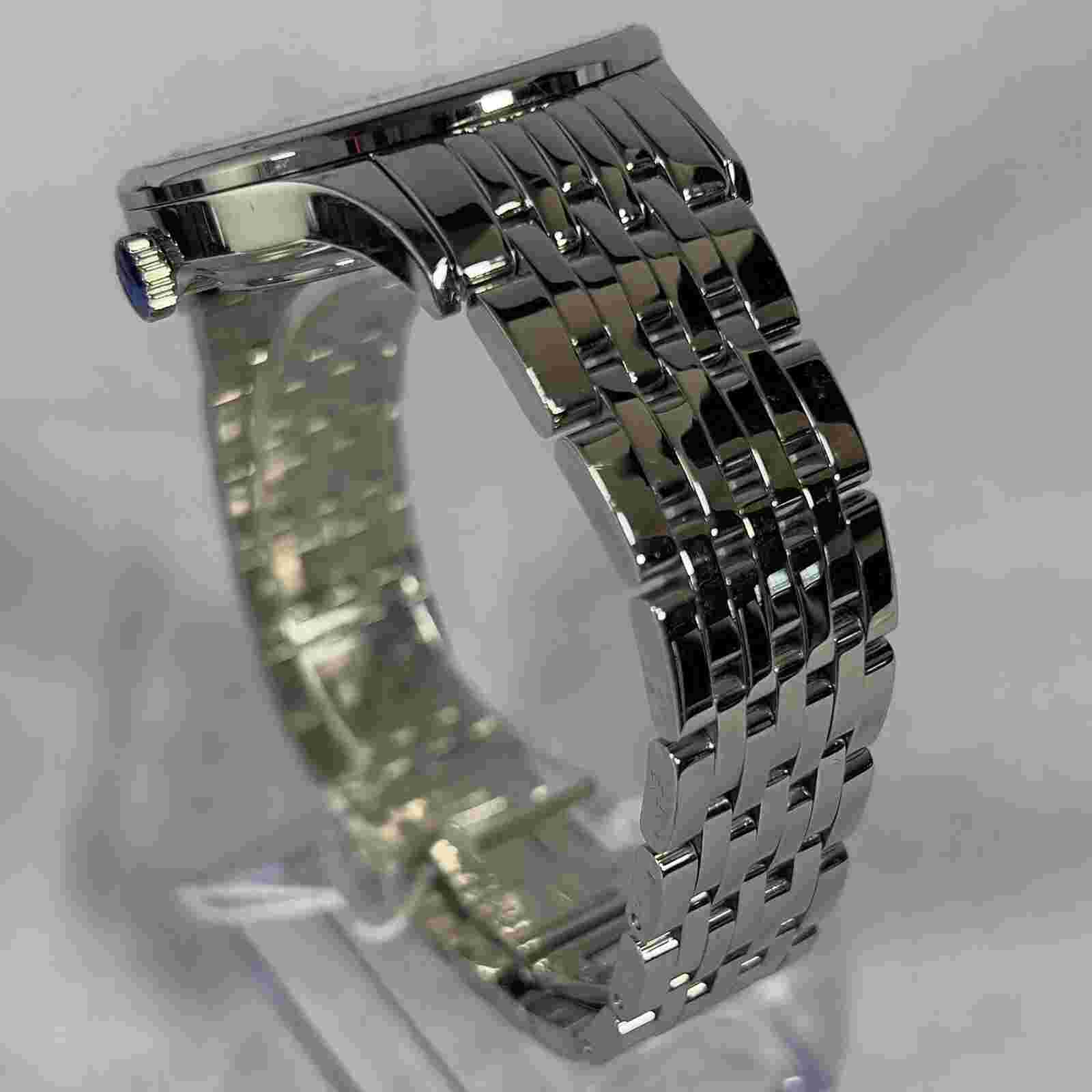 Rhythm Earth Saver 404 Silver Solar-Powered Watch - ES1404S01