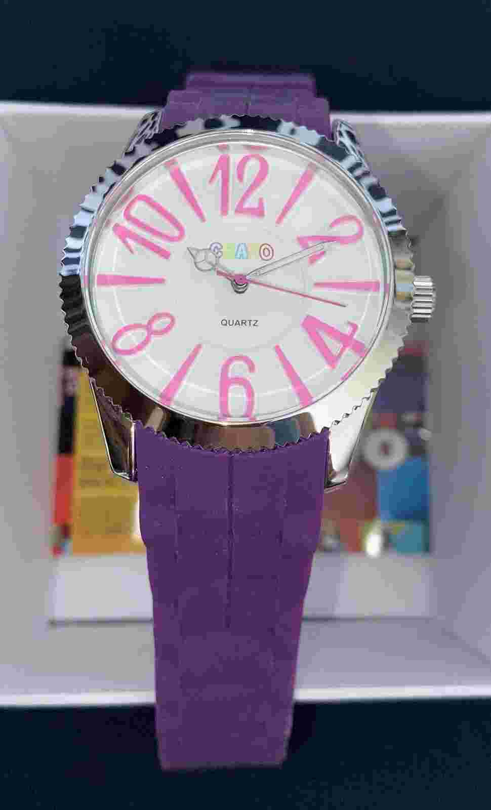 New In Box Purple White & Pink Women's Crayo Crazy For Color Watch