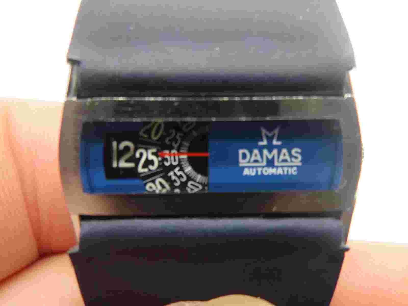 DAMAS Automatic Swiss Men's Mint Retro Jump Hour Directime Watch 9004 Runs HOGA