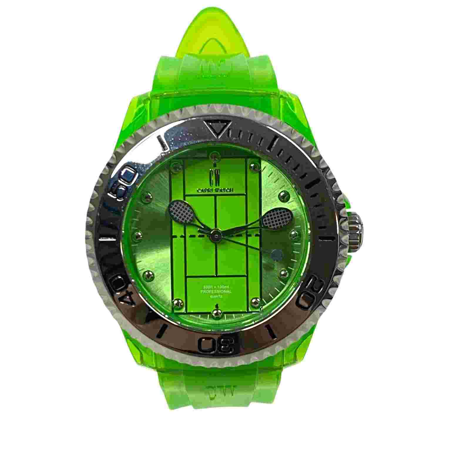 Capri Watch Capriswatch Ladies Tennis Green 5557 Green Dial