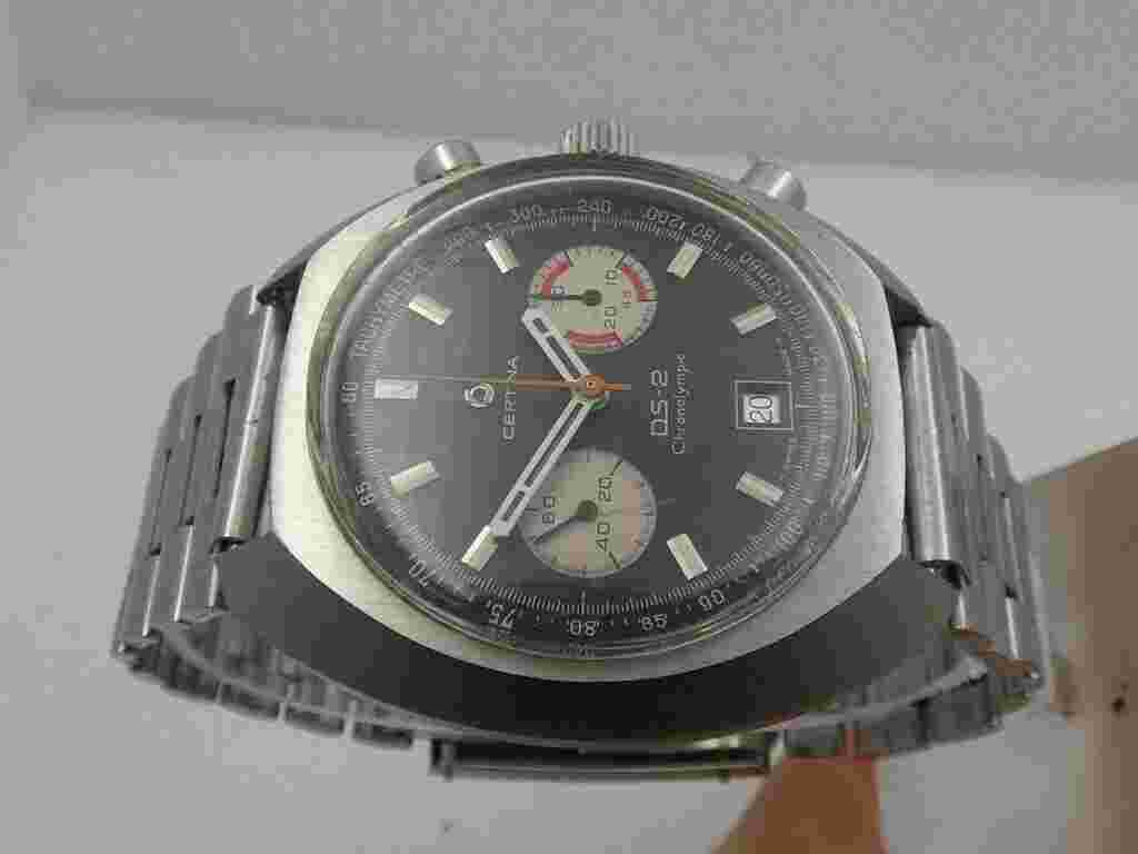 CERTINA DS-2 TURTLE CHRONOLYMPIC CHRONOGRAPH 42,5 mm 8601-300 STEEL MEN'S WATCH