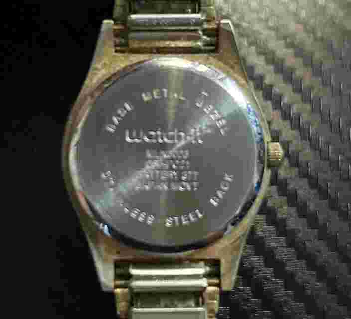 Watch it Women Watch Stainless Steel Silver Water Res 24hr White Battery Quartz