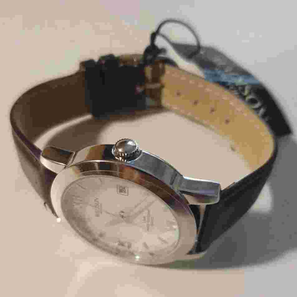 Vintage Men's Watch "Madison" 40mm 3ATM 2010 NOS Leather WR "Mint" Men's watch