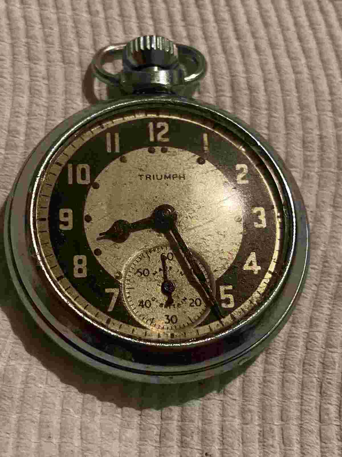collectable Triumph pocket men’s  watch Made In Great Britain