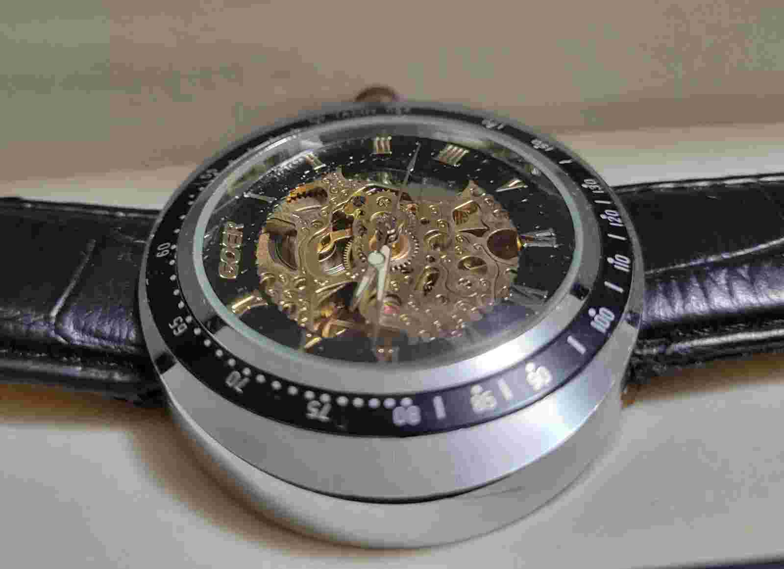 Goer Big Timers Skeleton automatic Watch