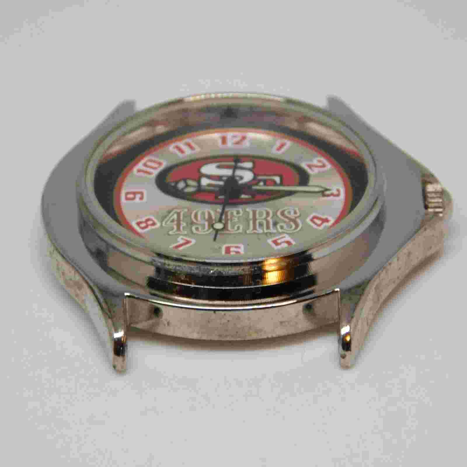 NFL Sun Francisco 49ERS NFLP 1998 Quartz Analog Men's Watch New Battery