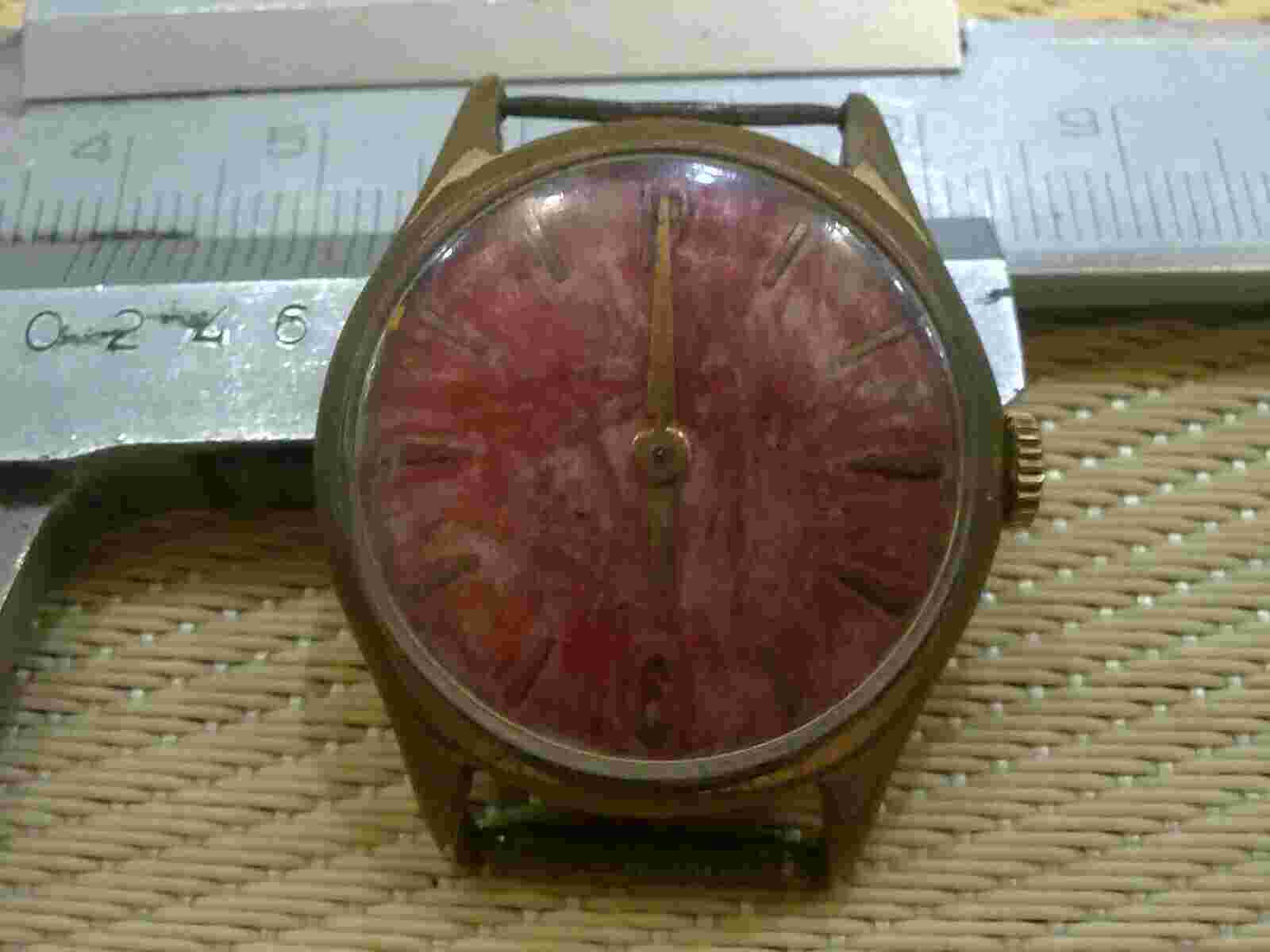 Vintage  SWISS MADE GOLD PLATEDMEN WATCH DAMAS-17 JEWELS