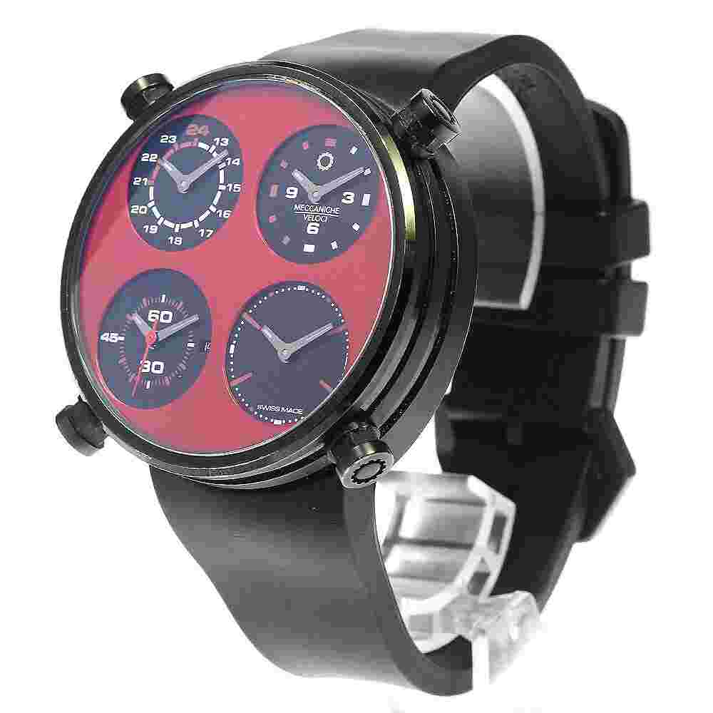 MECCANICHE VELOCI Quattro Valvole Red / black Dial Automatic Men's Watch_791480
