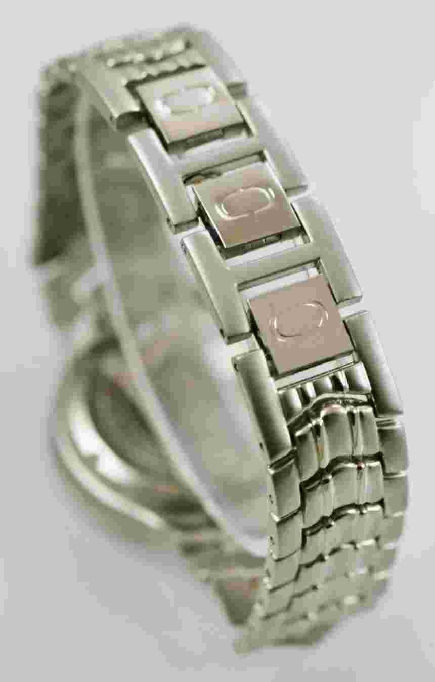 Charles Delon Watch Mens Stainless Silver Steel 30m Water Resistant Gray Quartz